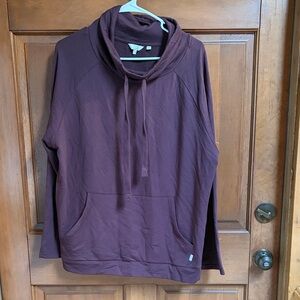 Fat Face Women's Burgundy  Hoodie Size 10
